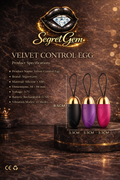 Velvet Pulse Mini – USB Rechargeable Vibrating Egg 💎