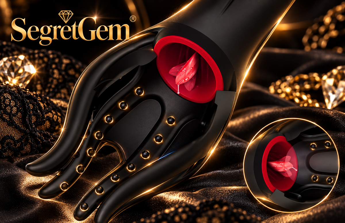 SegretGem 3-in-1 – Male Stimulator with 10 Vibration Modes