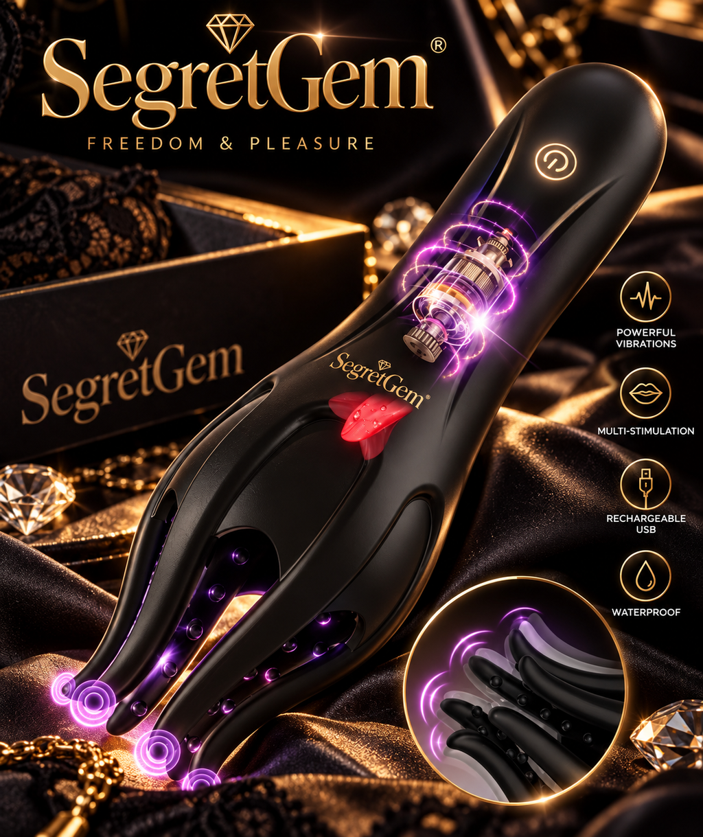 SegretGem 3-in-1 – Male Stimulator with 10 Vibration Modes