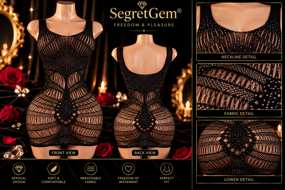 SegretGem® – Midnight Sparkle

Black Rhinestone Mesh Bodycon Mini Dress