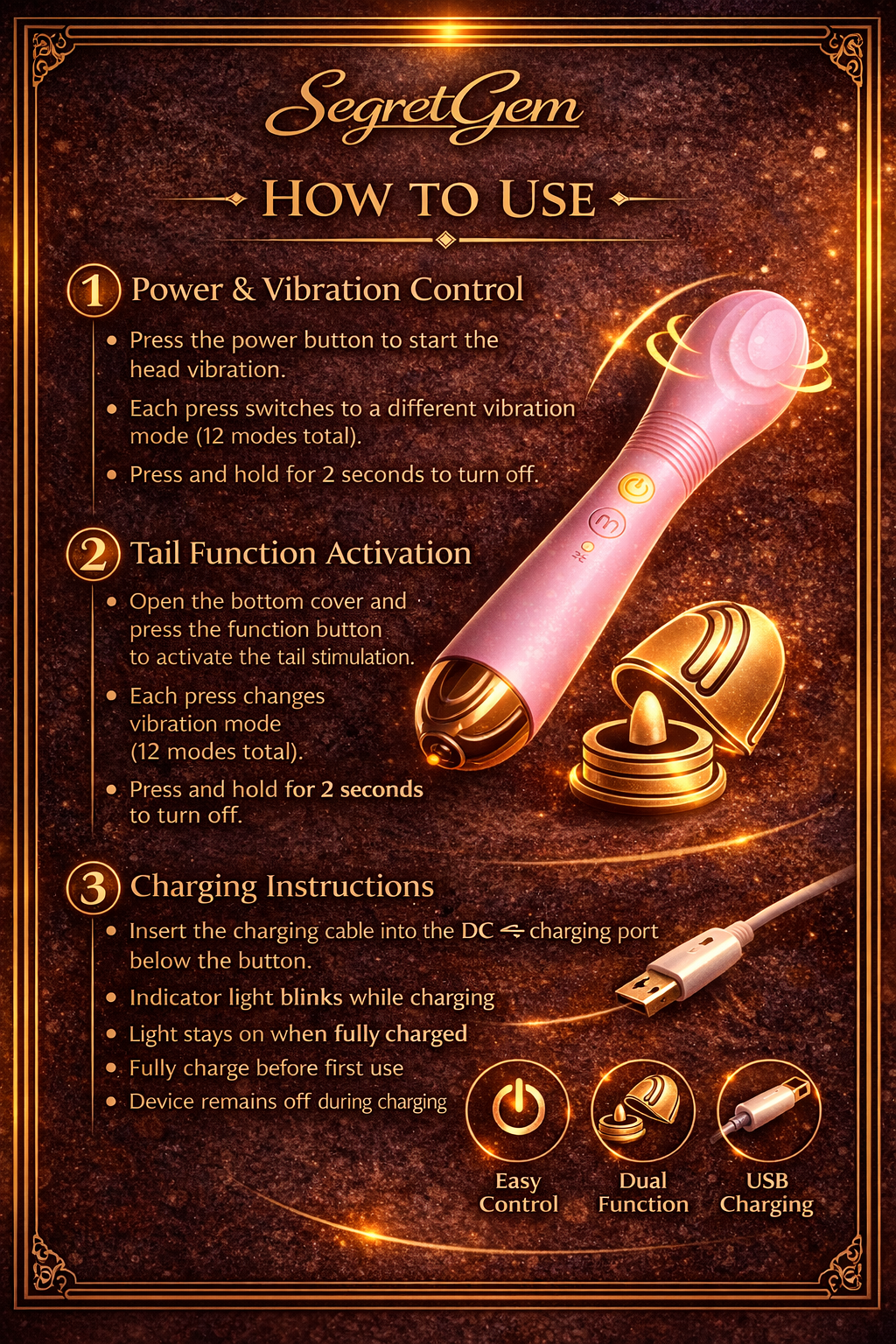 Vibrates and licks with elegance ✨