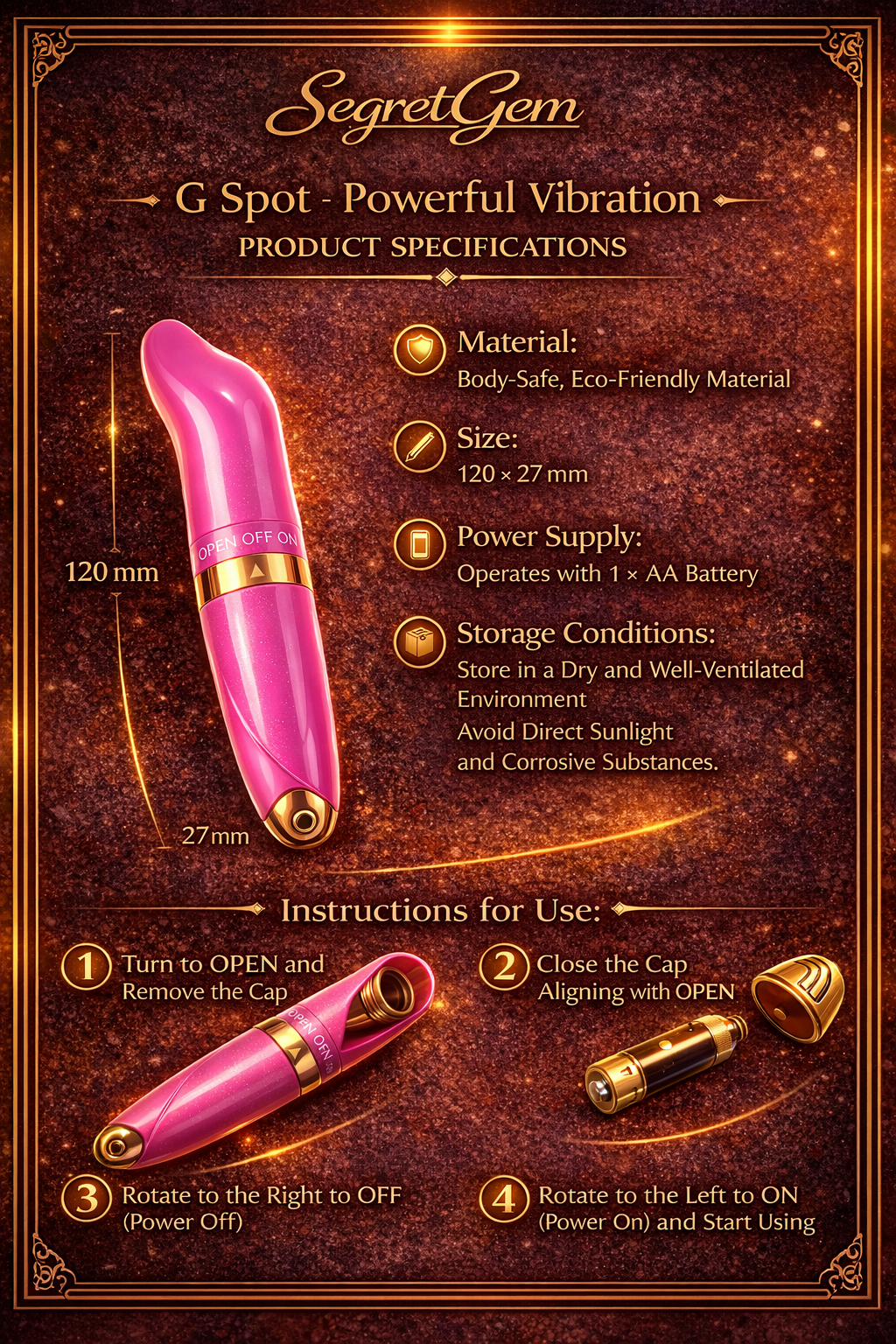 G spot Powerful Vibration