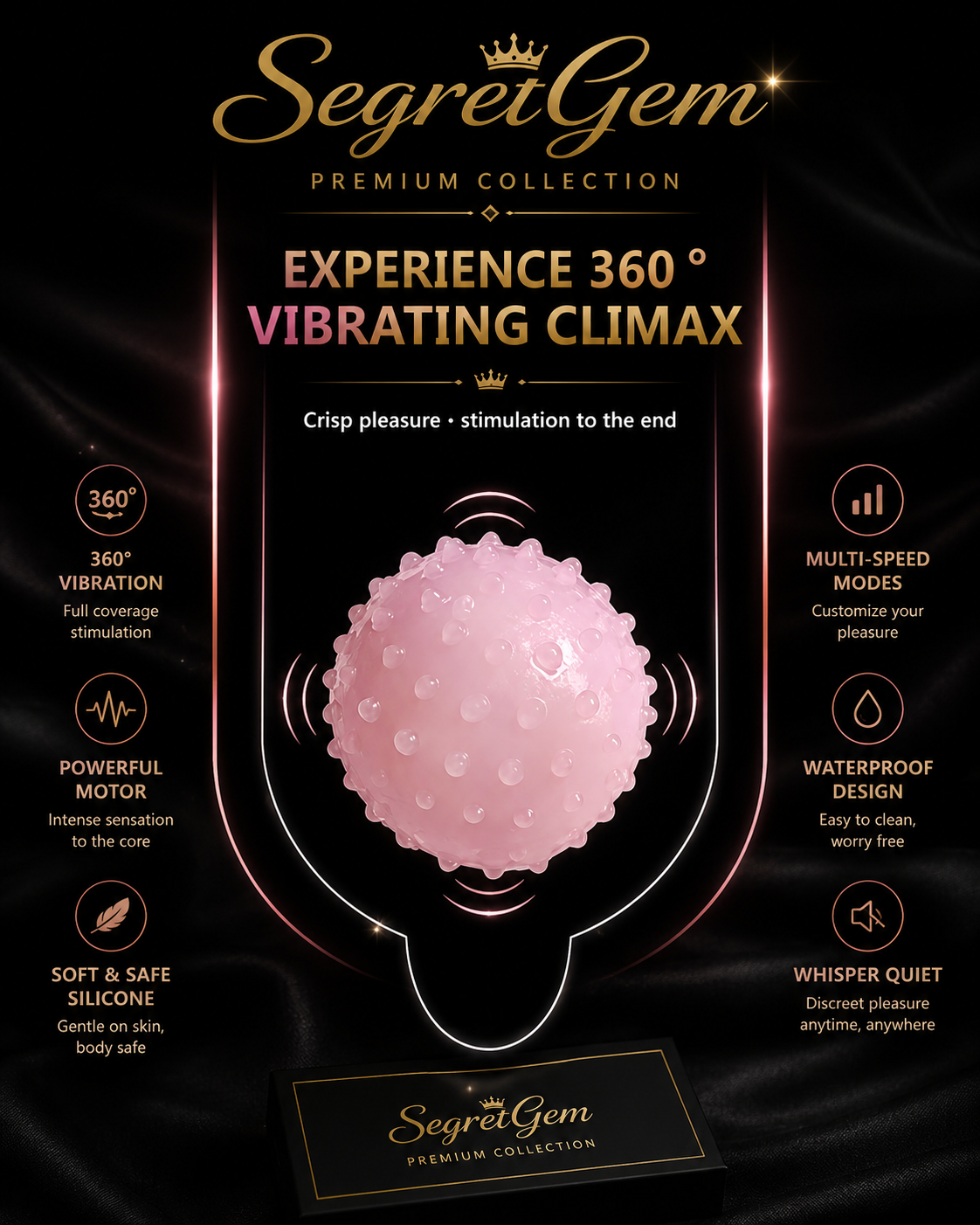 SegretGem Premium Vibrating Ball – 35 mm